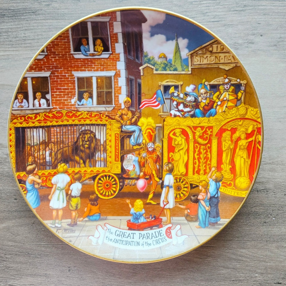 Ringling Bros Barnum & Bailey Circus Collector Plates Franklin Moody Set of 3